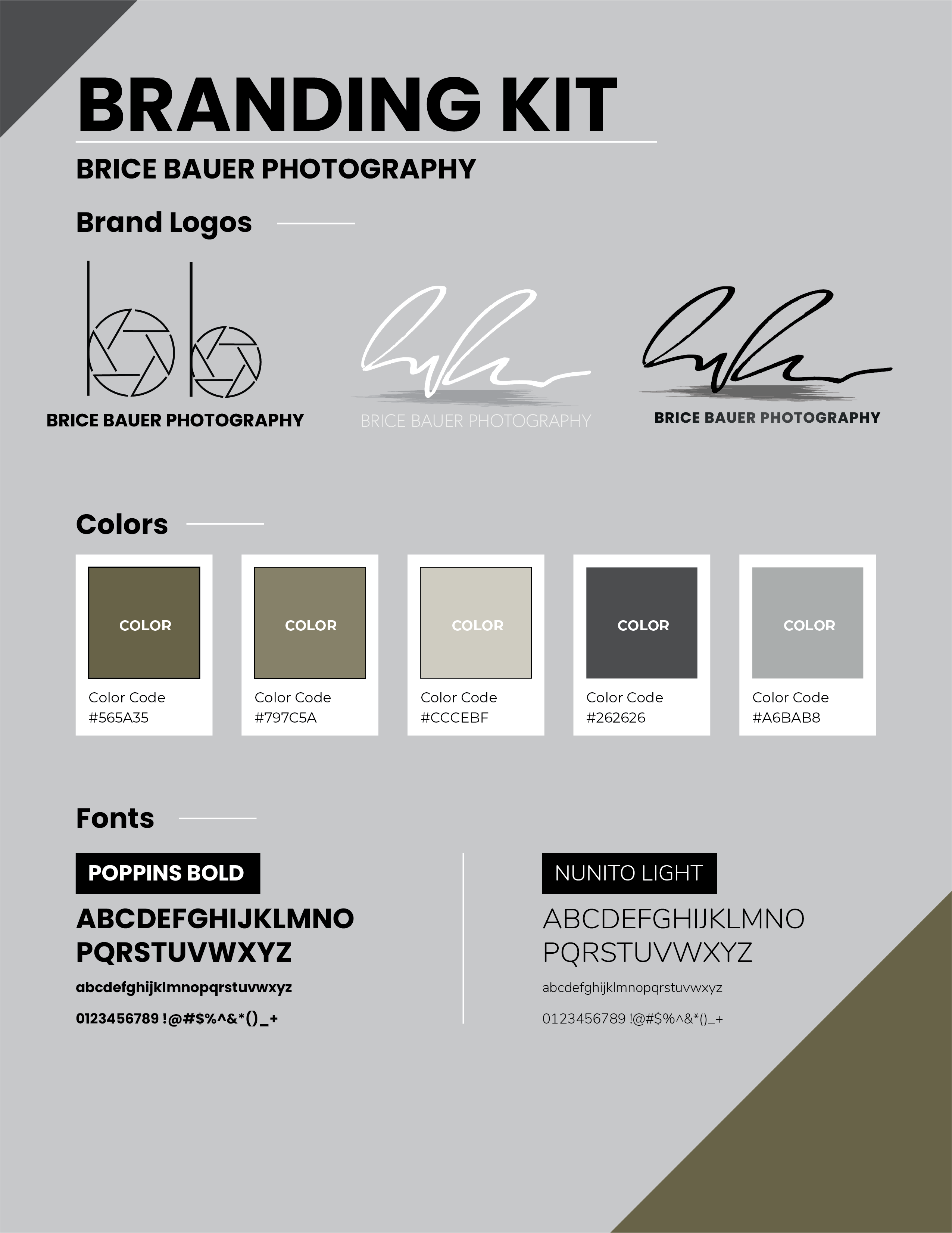 Branding Sheet